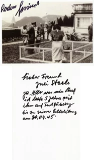 Rochus Misch autograph