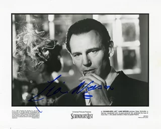 Liam Neeson autograph