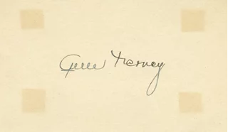 Gene Tierney autograph