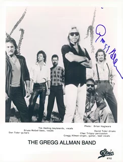 Gregg Allman autograph