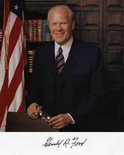 Gerald Ford autograph