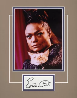 Eartha Kitt autograph