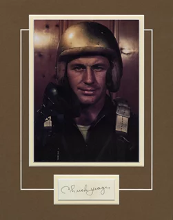 Chuck Yeager autograph