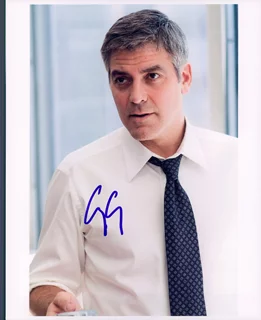 George Clooney autograph