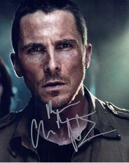 Christian Bale autograph
