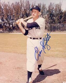 Enos Slaughter autograph