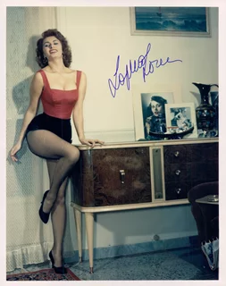 Sophia Loren autograph