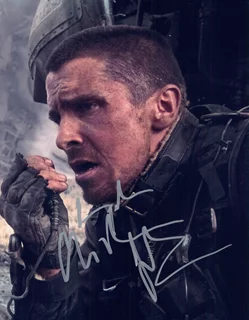 Christian Bale autograph