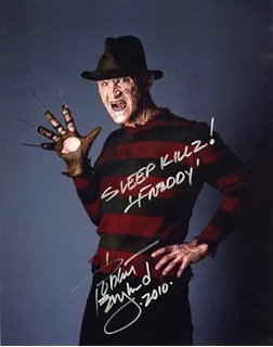Robert Englund autograph