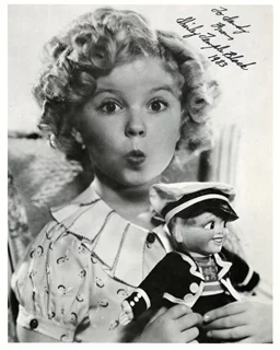 Shirley Temple autograph