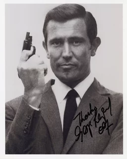 George Lazenby autograph