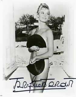 Brigitte Bardot autograph