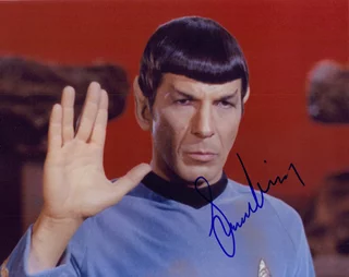 Leonard Nimoy autograph