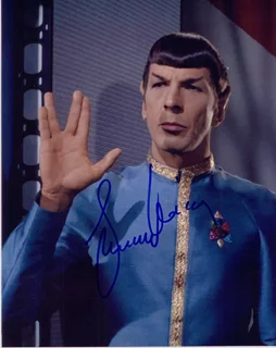 Leonard Nimoy autograph