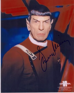Leonard Nimoy autograph