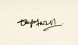 Douglas Fairbanks, Jr. autograph