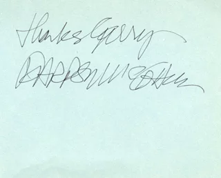 Darren McGavin autograph