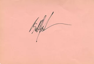 Billy Graham autograph