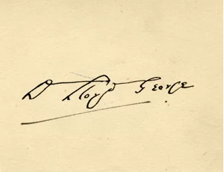 David Lloyd-George autograph