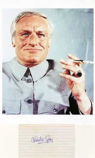 Charles Gray autograph