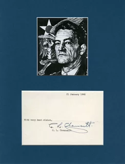 Claire L. Chennault autograph