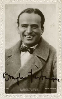 Douglas Fairbanks autograph