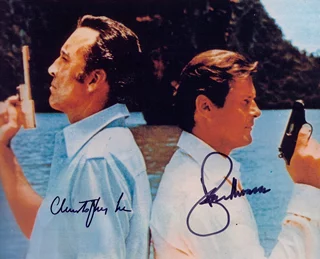 The Man With the Golden Gun autograph