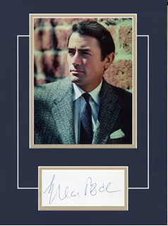 Gregory Peck autograph