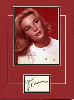 Yvette Mimieux autograph
