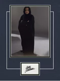 Alan Rickman autograph