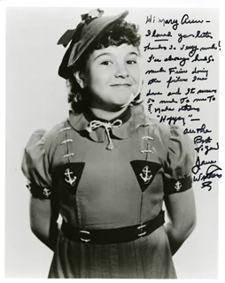 Jane Withers autograph
