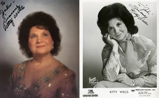 Kitty Wells autograph