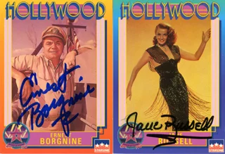 Hollywood Walk of Fame Cards autograph