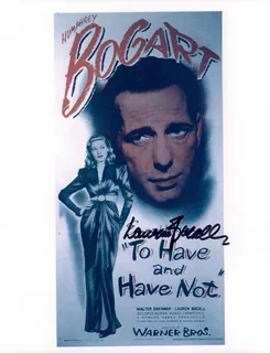 Lauren Bacall autograph