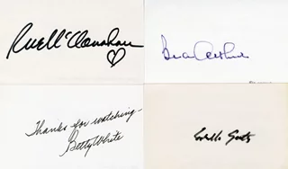 The Golden Girls autograph