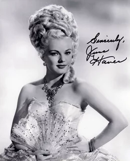 June Haver autograph
