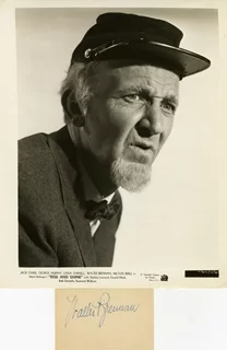 Walter Brennan autograph