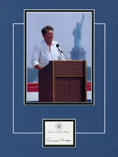 Ronald Reagan autograph