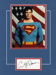 Christopher Reeve autograph
