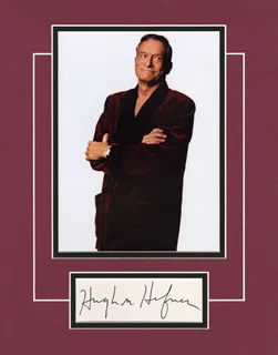 Hugh Hefner autograph