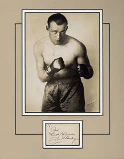 Jack Sharkey autograph