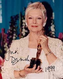 Judi Dench autograph