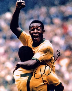 Pele autograph