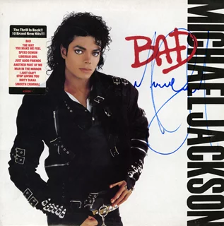 Michael Jackson autograph