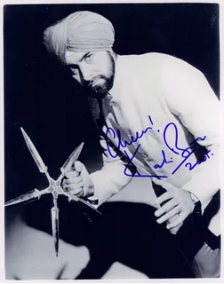 Kabir Bedi autograph