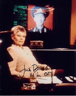 Judi Dench autograph