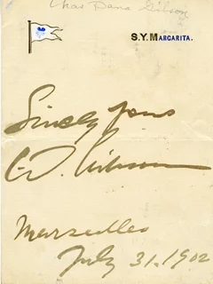 Charles Dana Gibson autograph