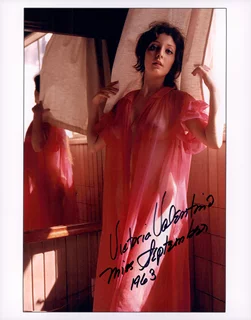 Victoria Valentino autograph