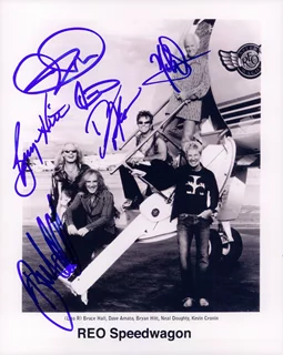 REO Speedwagon autograph