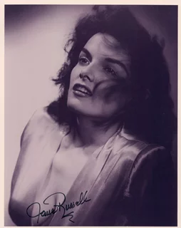 Jane Russell autograph